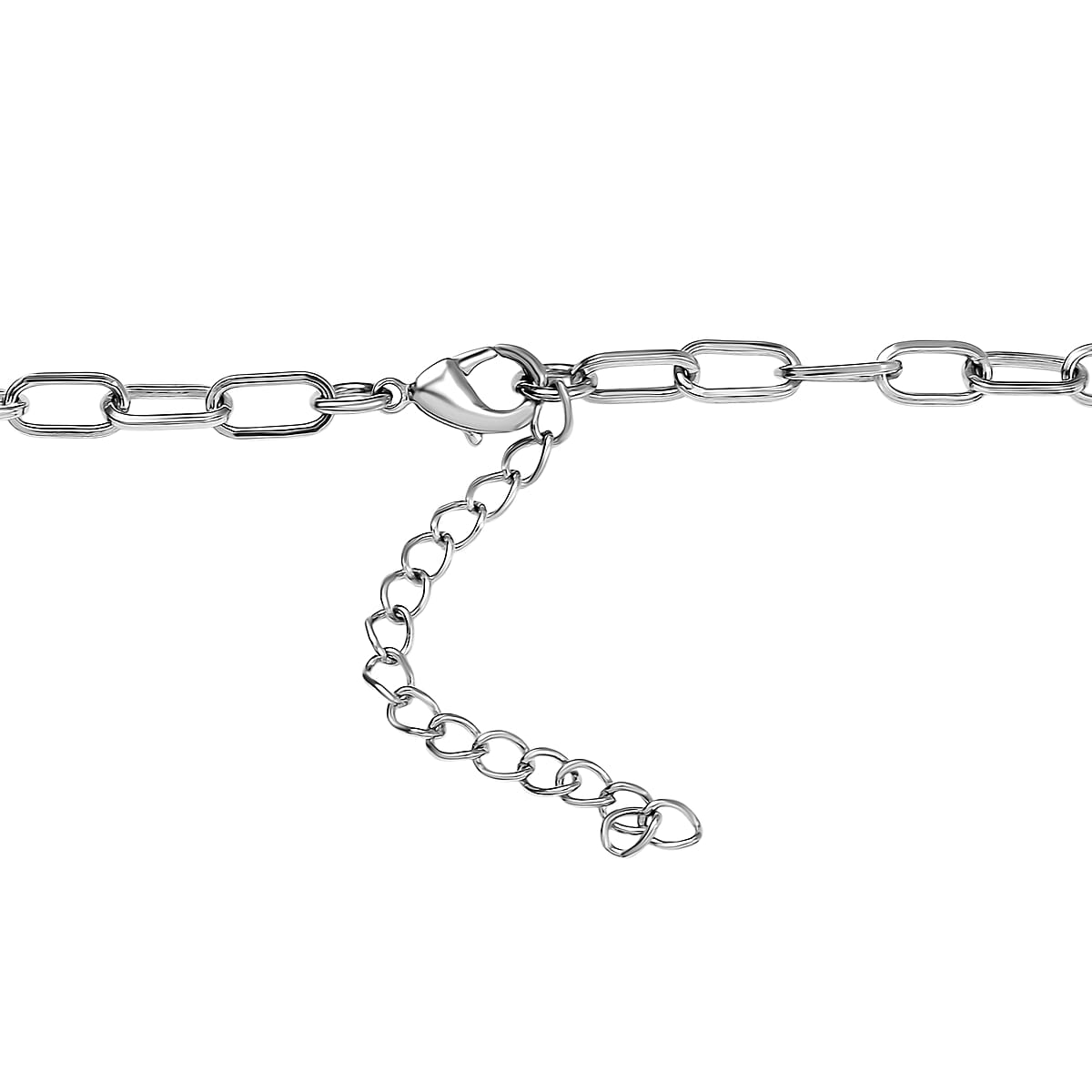 EverTrue Tigers Eye 29.65 ctw Fancy Necklace 18 Inches in Platinum Bond image number 4