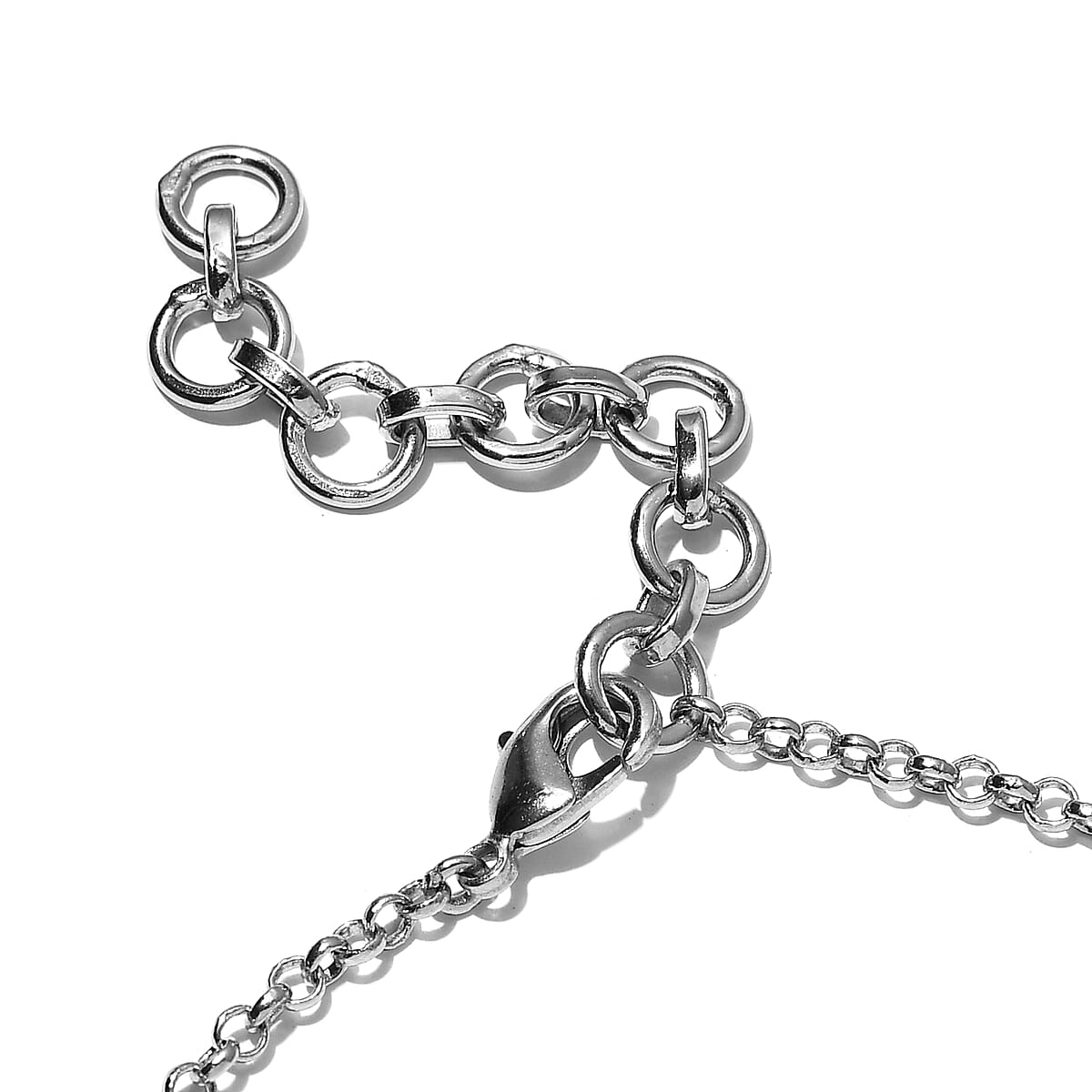 KARIS Anklet with Charm in Platinum Bond image number 3