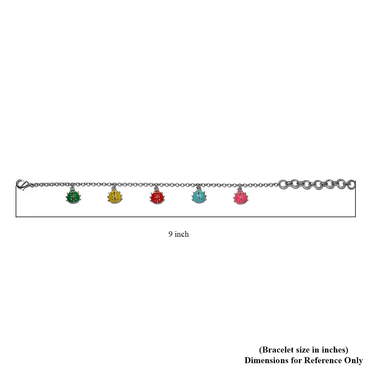 KARIS Anklet with Charm in Platinum Bond image number 4