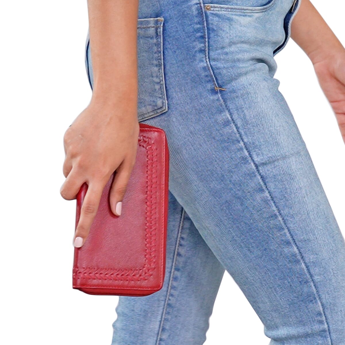 Union Code Red Genuine Leather RFID Women's Wallet image number 2