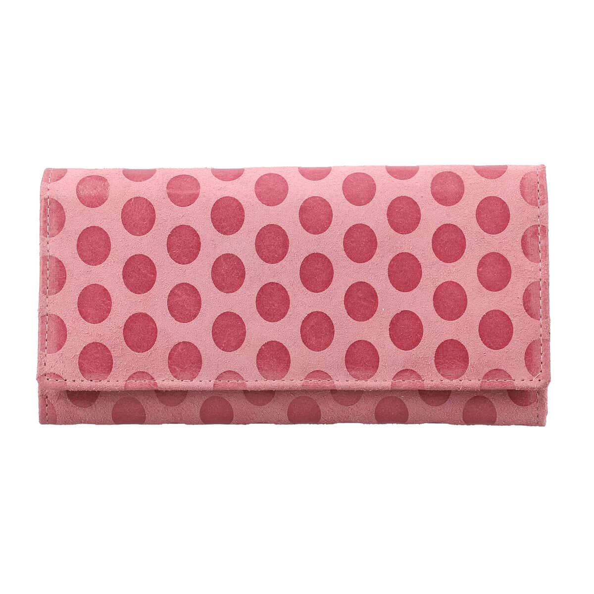 UNION CODE Light Pink Genuine Leather RFID Women's Wallet image number 0