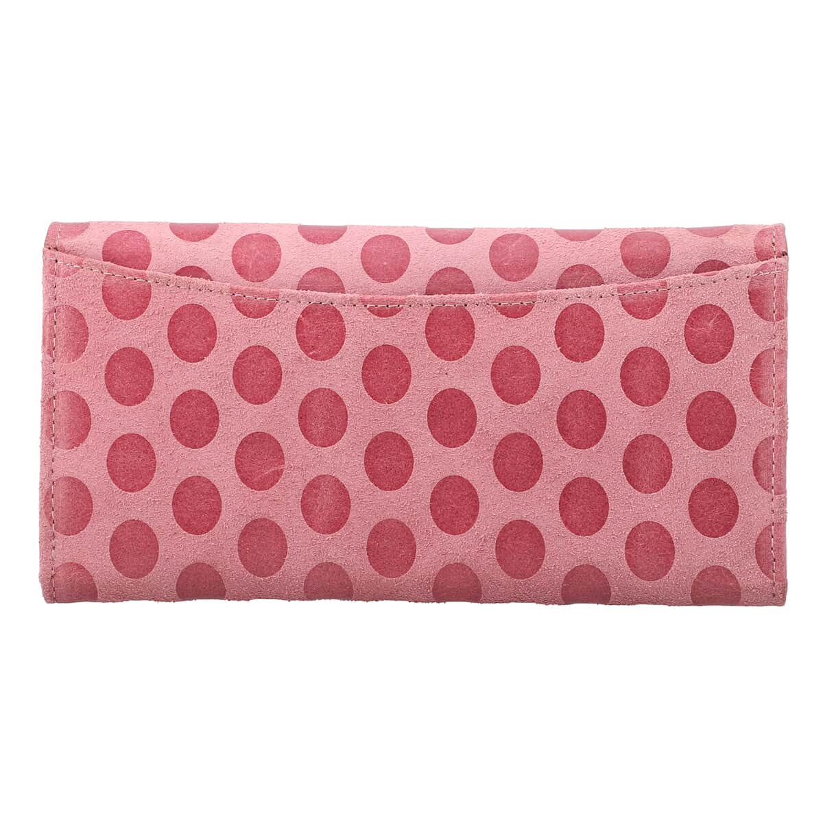 UNION CODE Light Pink Genuine Leather RFID Women's Wallet image number 5