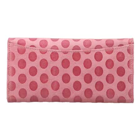 UNION CODE Light Pink Genuine Leather RFID Women's Wallet image number 5