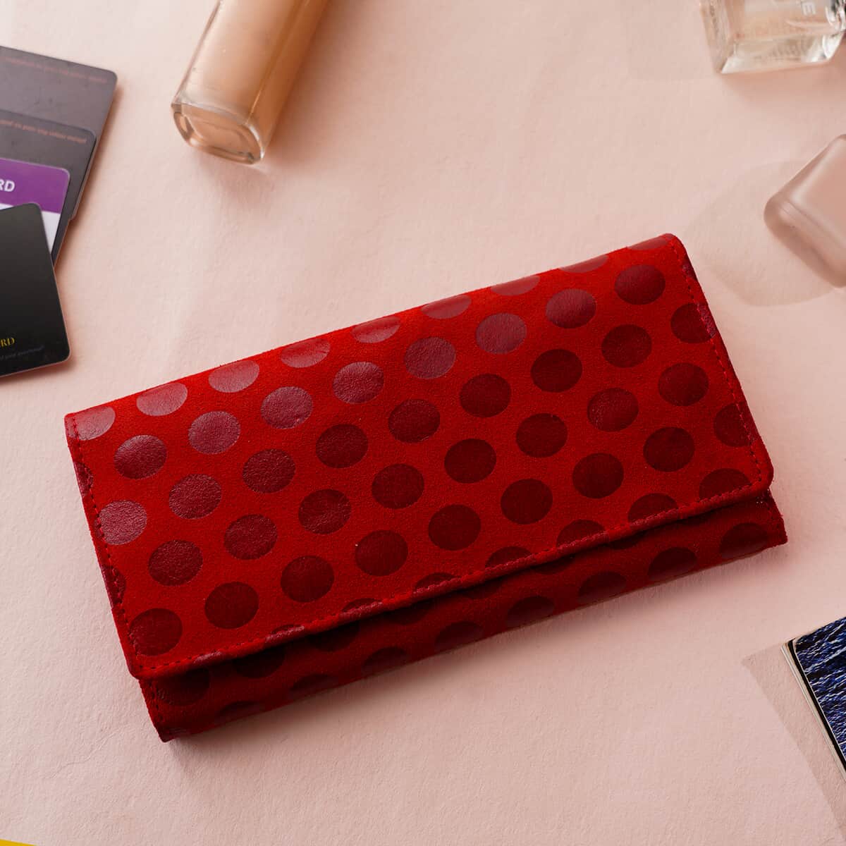 Union Code Red Genuine Leather RFID Women's Wallet image number 1