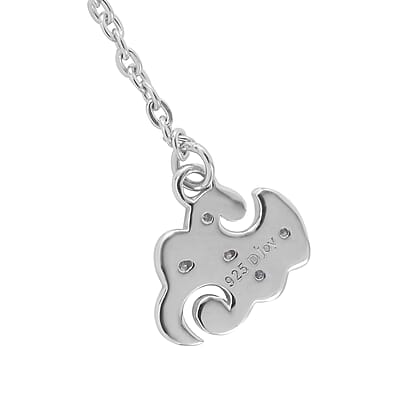 Premium Multi Sapphire and Moissanite 11.60 ctw Tennis Necklace in Rhodium Over Sterling Silver 18 Inches