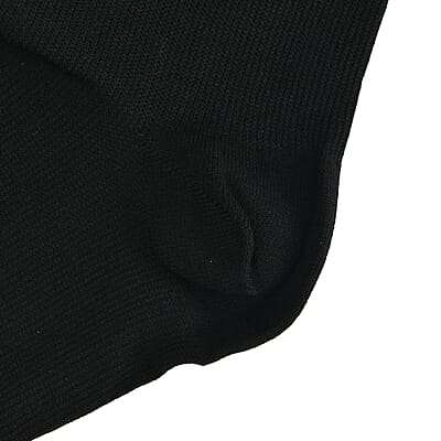 Set of 2 Pairs Black Zipper Compression Socks- XXL (18 above)