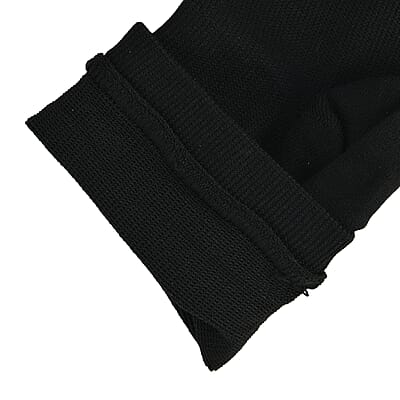 Set of 2 Pairs Black Zipper Compression Socks- XXL (18 above)