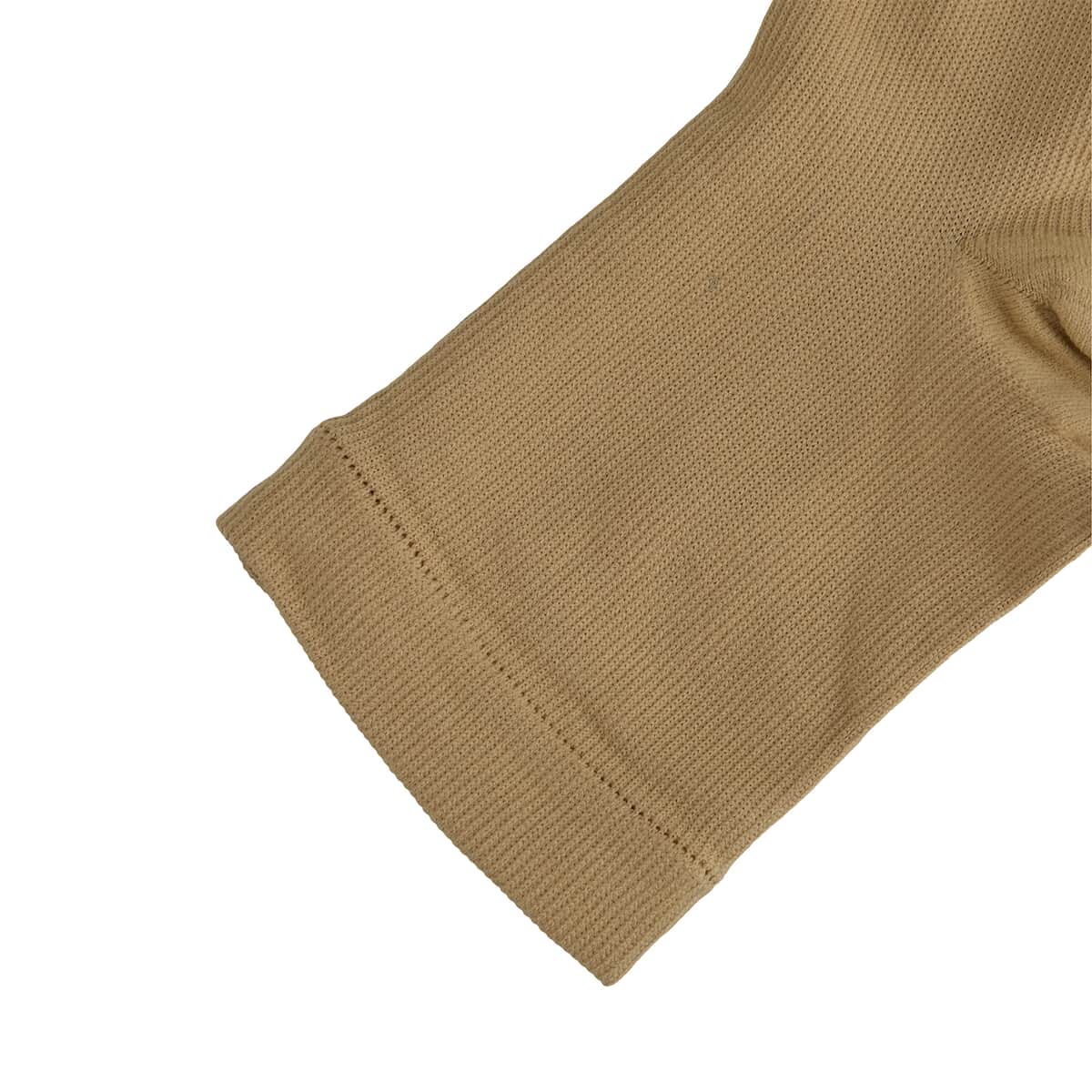 Set of 2 Pairs Brown Zipper Compression Socks - XXL (18 above) image number 2