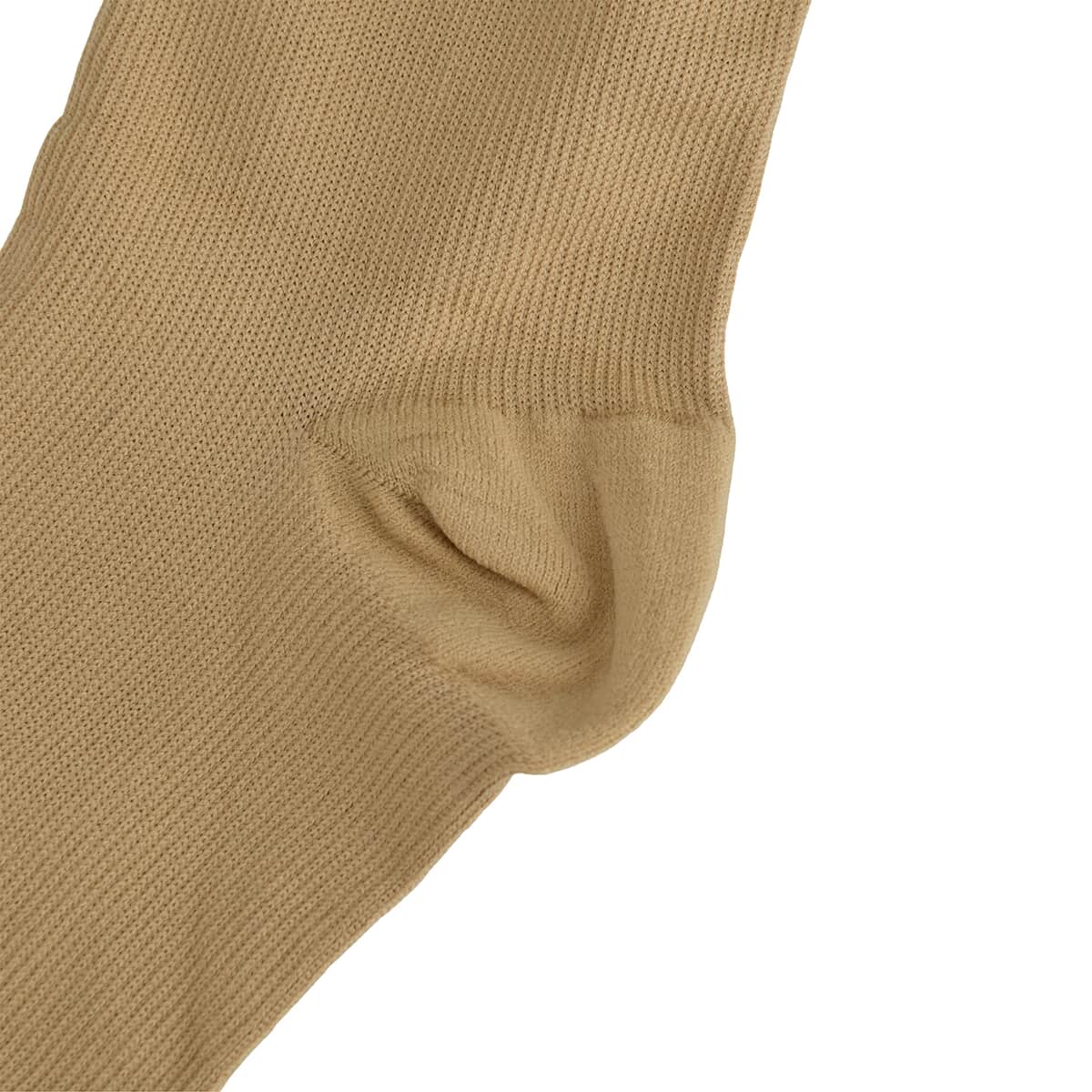 Set of 2 Pairs Brown Zipper Compression Socks - XXL (18 above) image number 3