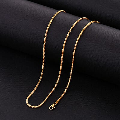 1.5mm Franco Chain Necklace in 22K Yellow Gold 4.0 Grams 22 Inches