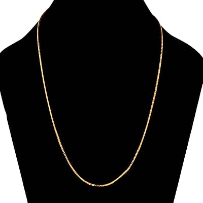 1.5mm Franco Chain Necklace in 22K Yellow Gold 4.0 Grams 22 Inches
