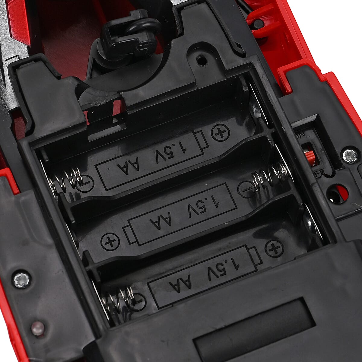 Red Remote Transforming Into Robot Car with Headlight (Powered by 3AAA Battery and Remote Control By 2AA Battery not Included) image number 6