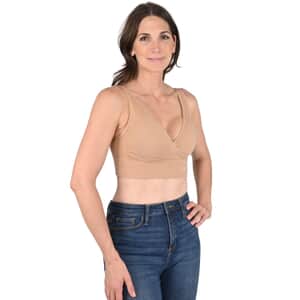 Sankom Patent Organic Cotton Support & Posture Bra - (Small) Beige