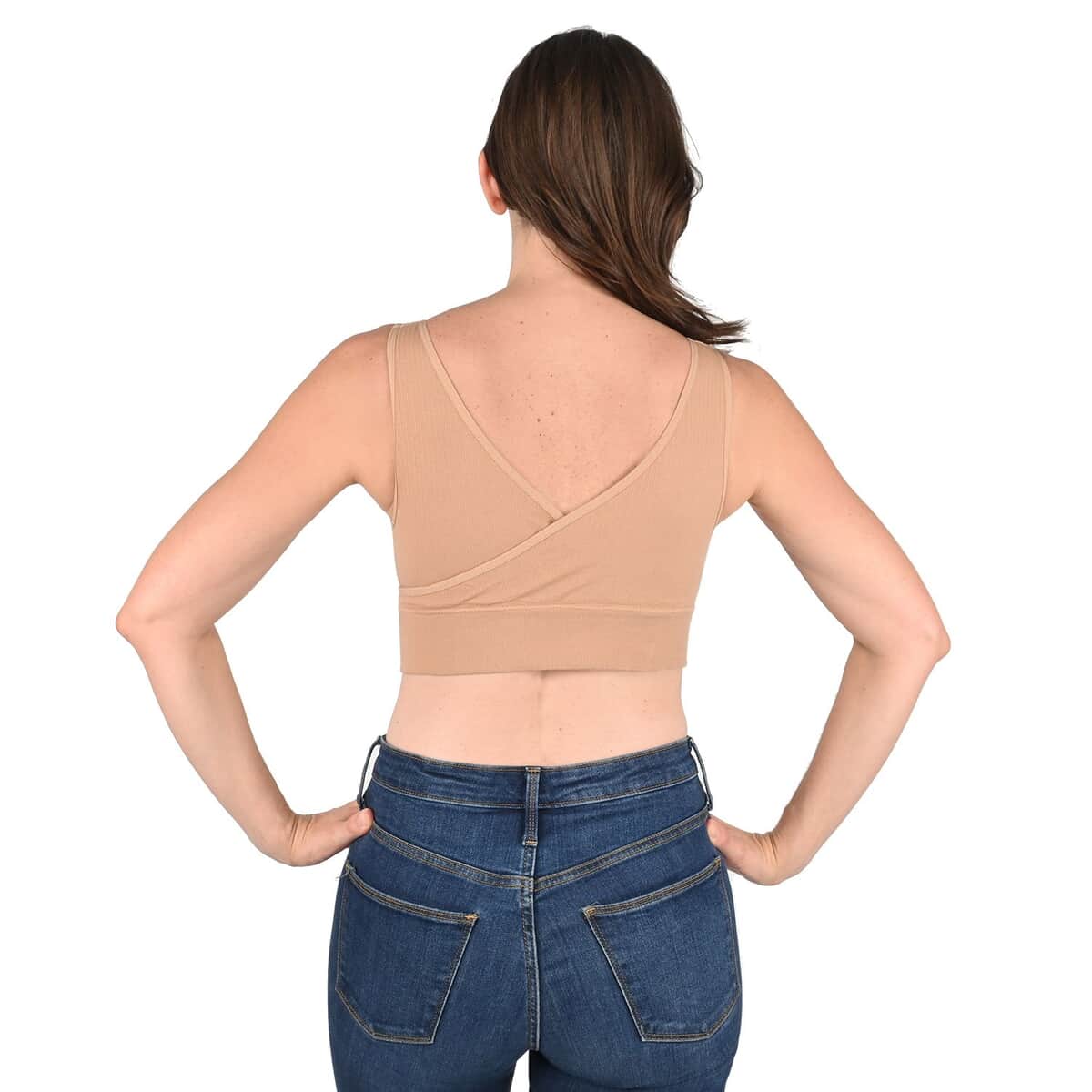 Sankom Patent Organic Cotton Support & Posture Bra - (Small) Beige image number 1