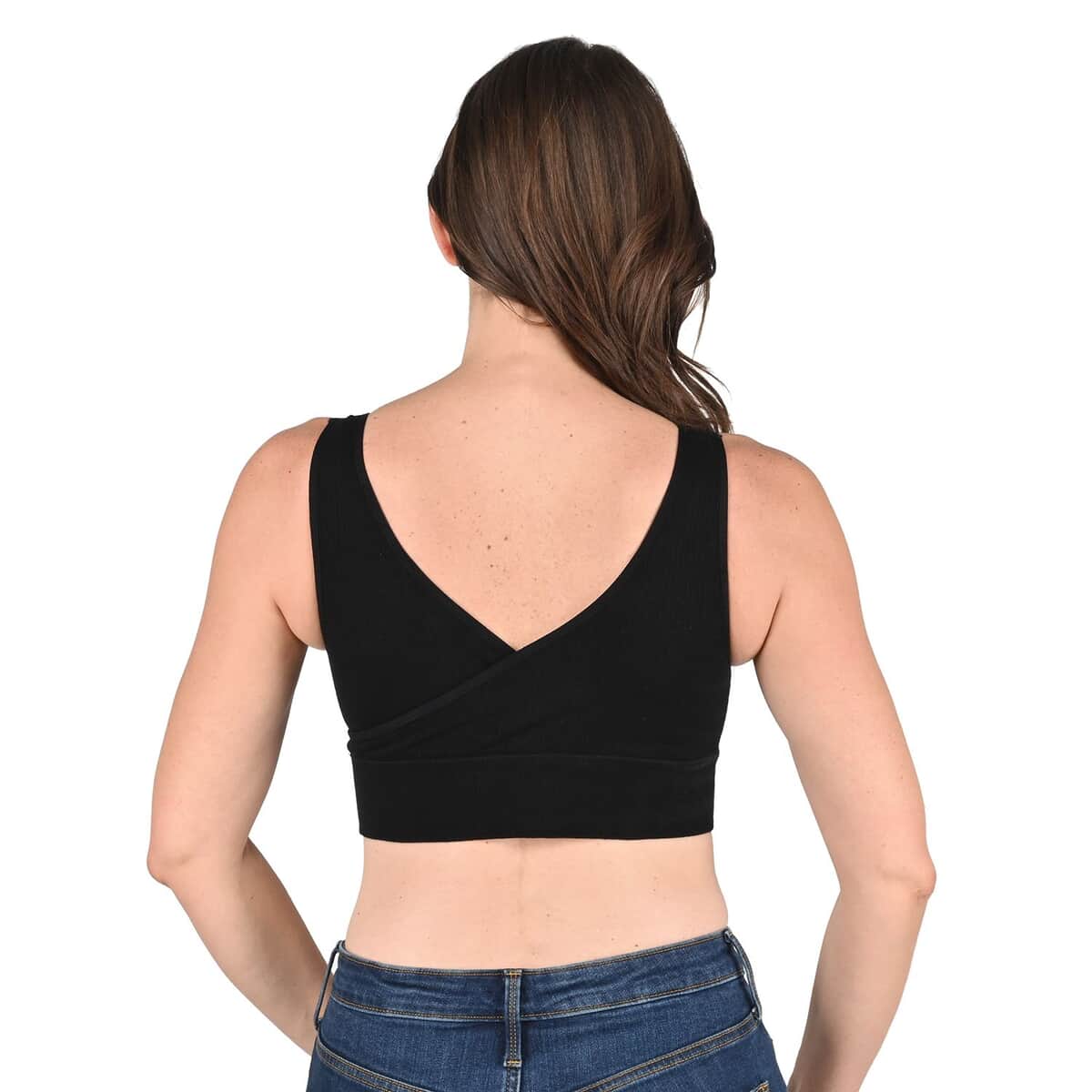 Buy Sankom Patent Organic Cotton Support & Posture Bra - (XL), Black at  ShopLC.