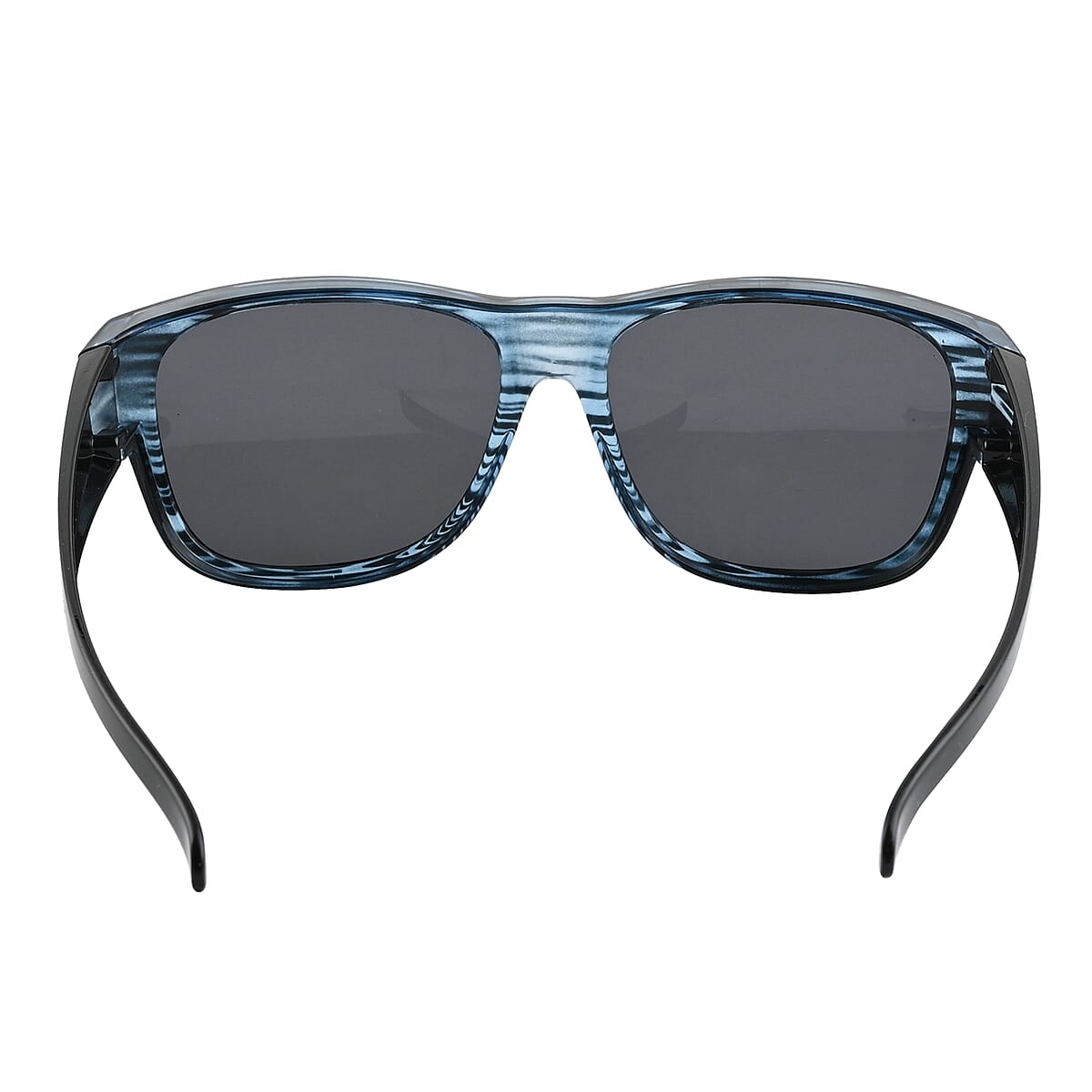 SPX UV 400 Polarized Black Brushed Wayfarer Style Sunglasses image number 2