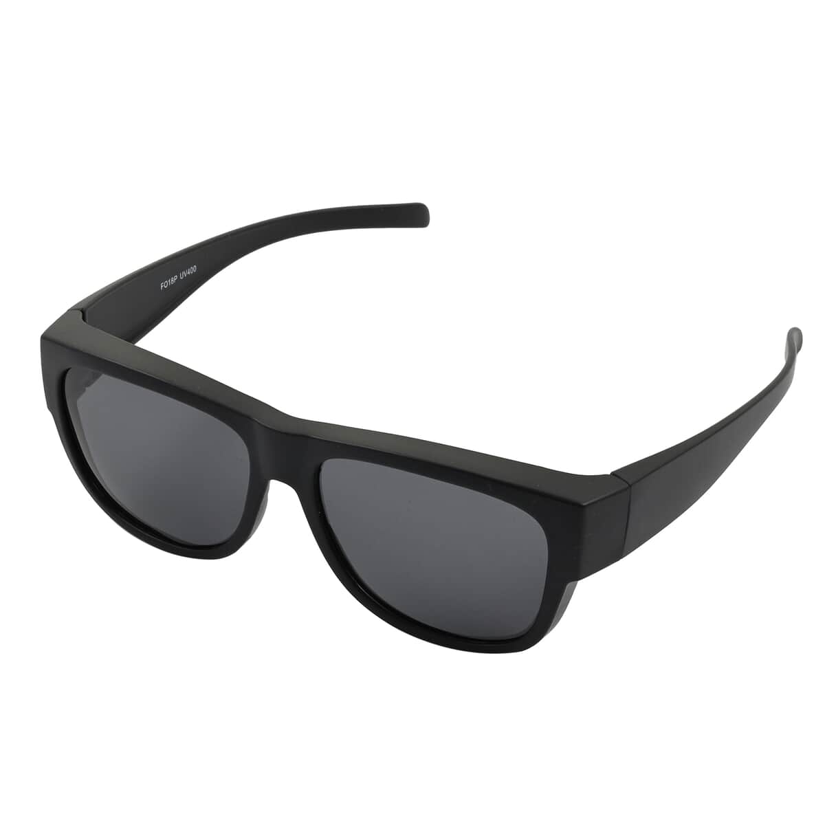 SPX UV 400 Polarized Black Wayfarer Style Sunglasses image number 1