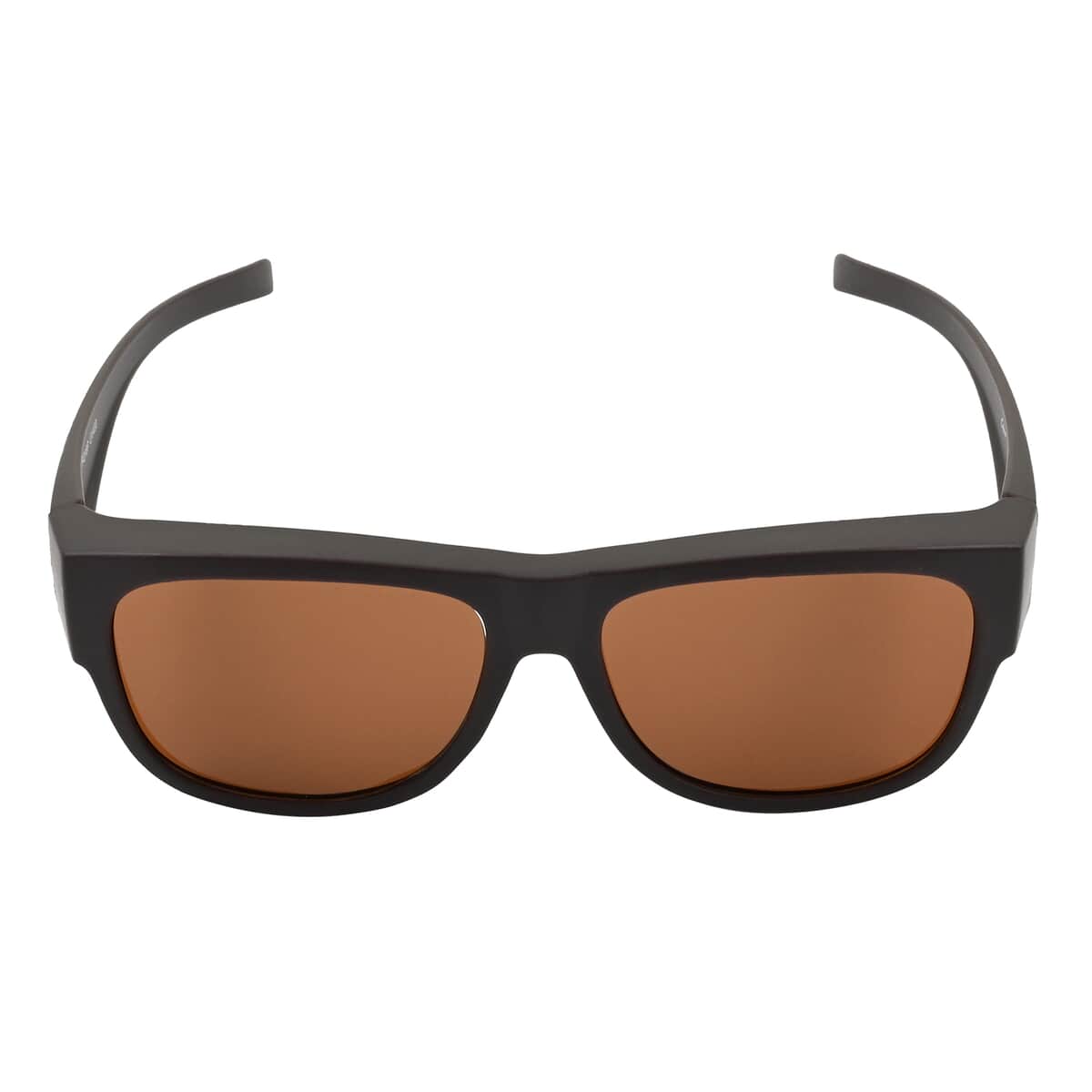 SPX UV 400 Polarized Brown Wayfarer Style Sunglasses image number 0
