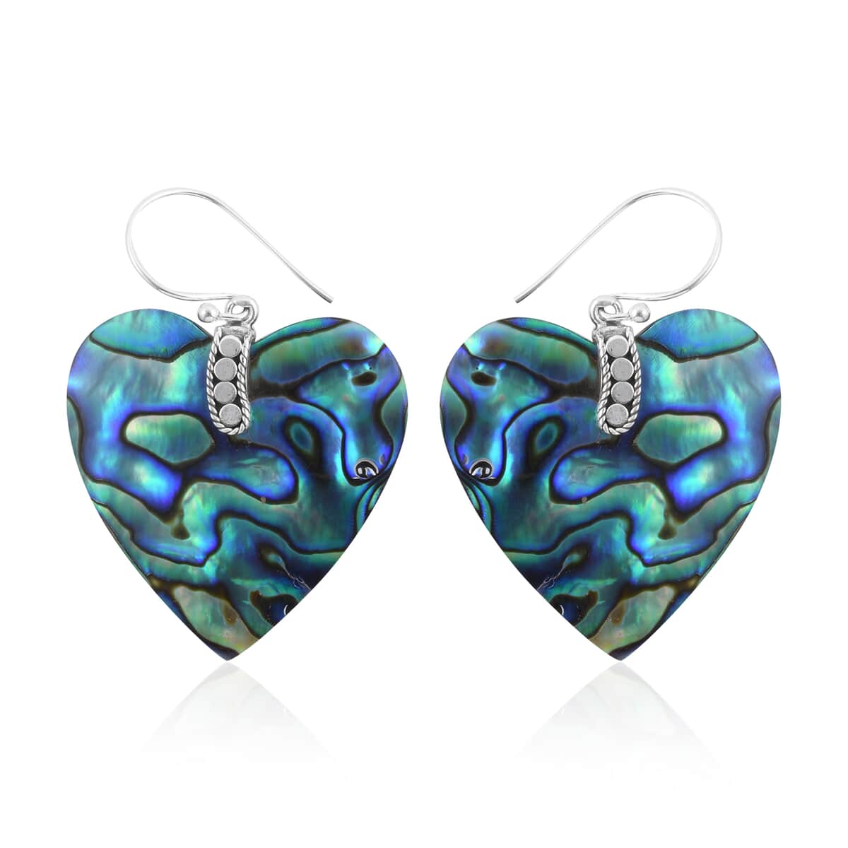 Abalone Shell Earrings in Sterling Silver image number 0