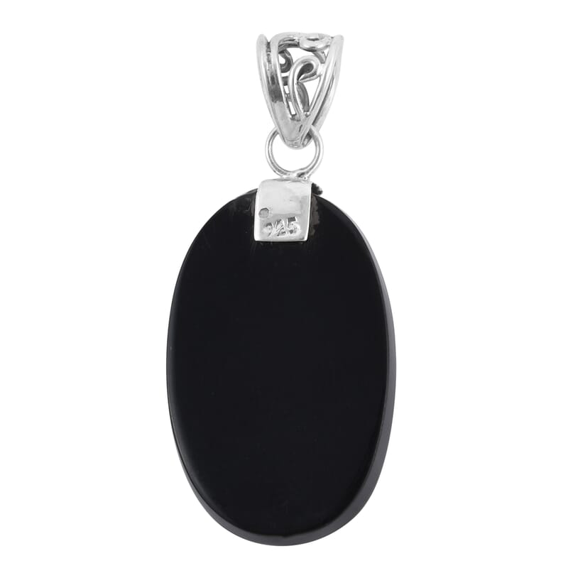 Abalone Shell Pendant without Chain in Sterling Silver