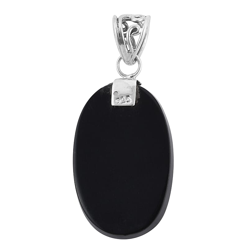 Abalone Shell Pendant without Chain in Sterling Silver