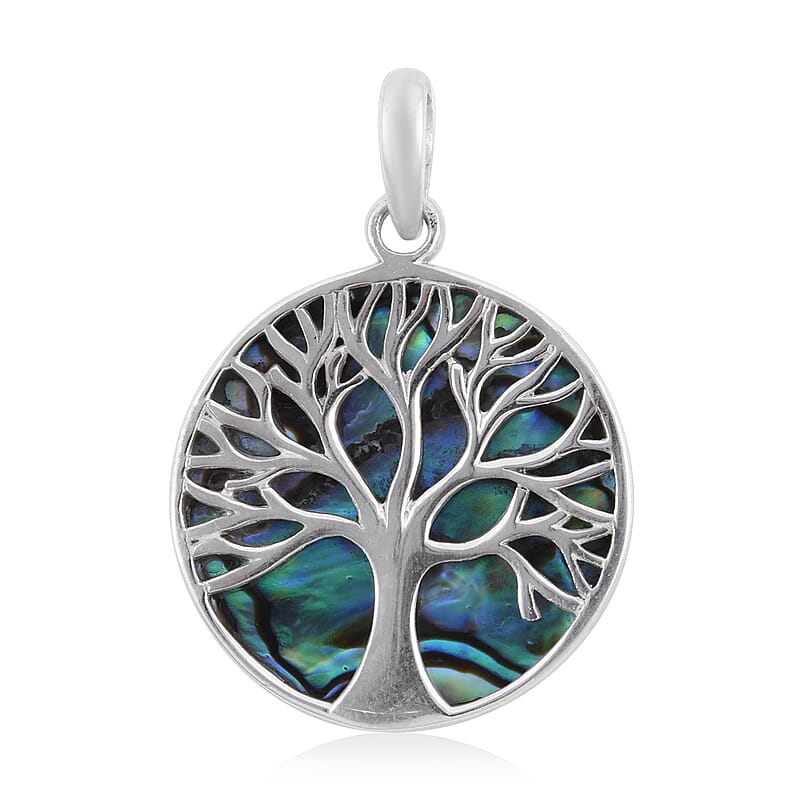 Abalone Shell Ocean Wave Pendant