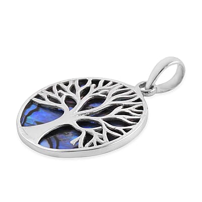 Abalone Shell Ocean Wave Pendant