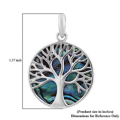 Abalone Shell Ocean Wave Pendant