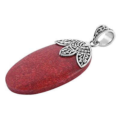 Sponge Coral Pendant in Sterling Silver