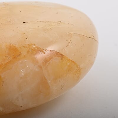 Hematoide Quartz Palm Stone -L 494ctw