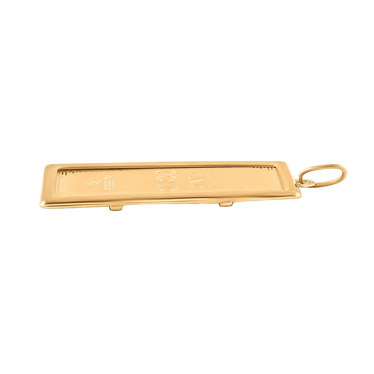 24K Yellow Gold Bar with 14K Yellow Gold Frame 2.50 Grams image number 3