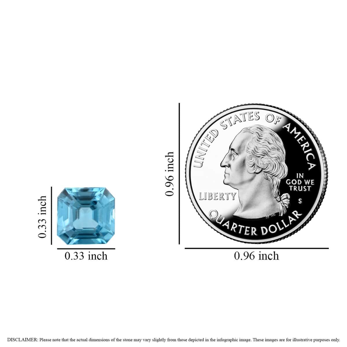 AAAA Cambodian Blue Zircon (Asscher Cut Free Size) 3.75 ctw image number 5