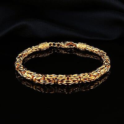 Bali Legacy Vermeil YG Over Sterling Silver Borobudur Bracelet (6.50 In) 29.25 Grams