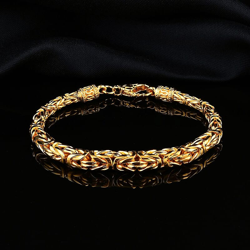 Bali Legacy Vermeil YG Over Sterling Silver Borobudur Bracelet (6.50 In) 29.25 Grams