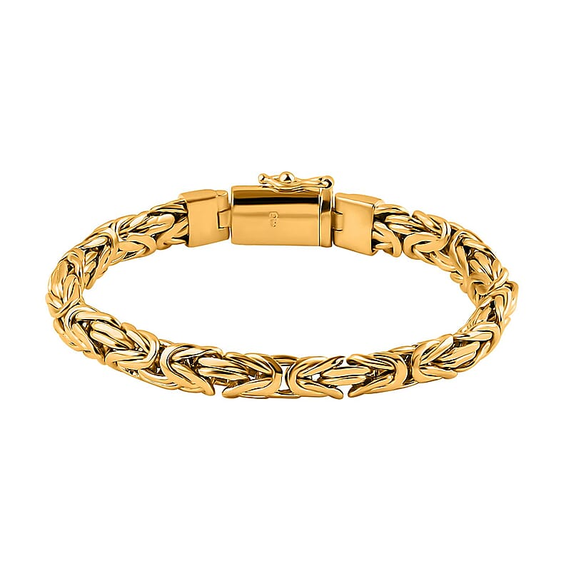 Bali Legacy Vermeil Yellow Gold Over Sterling Silver Borobudur Bracelet (7.25 In) 41.50 Grams