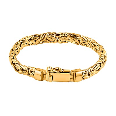Bali Legacy Vermeil Yellow Gold Over Sterling Silver Borobudur Bracelet (7.25 In) 41.50 Grams