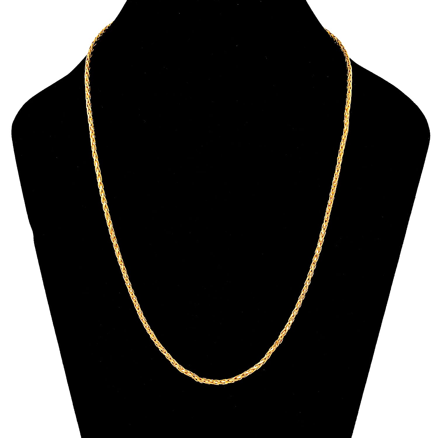 Bali Legacy Vermeil Yellow Gold Over Sterling Silver Padian Necklace 22 Inches 18.66 Grams