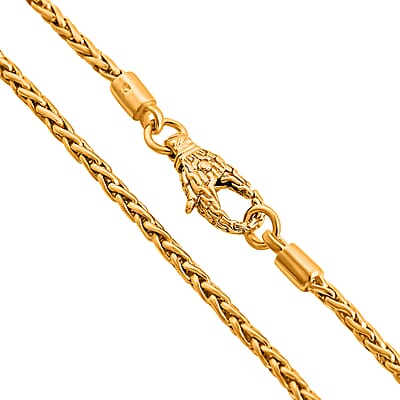Bali Legacy Vermeil Yellow Gold Over Sterling Silver Padian Necklace 22 Inches 18.66 Grams