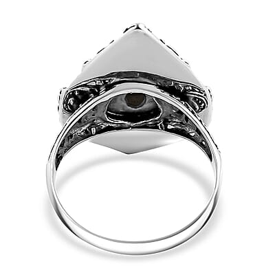 Bali Legacy Indian Star Ruby 3.50 ctw Ring in Sterling Silver (Size 10.0) 
