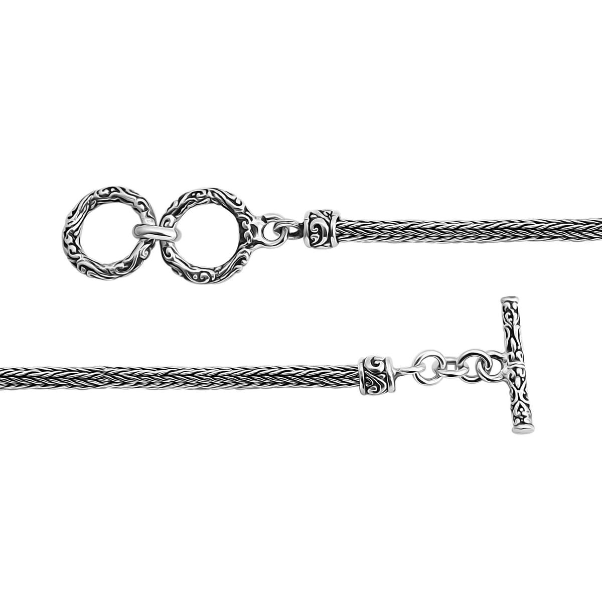 Bali Legacy Lion Bracelet in Sterling Silver (6.5-8.0In) 13.40 Grams image number 4