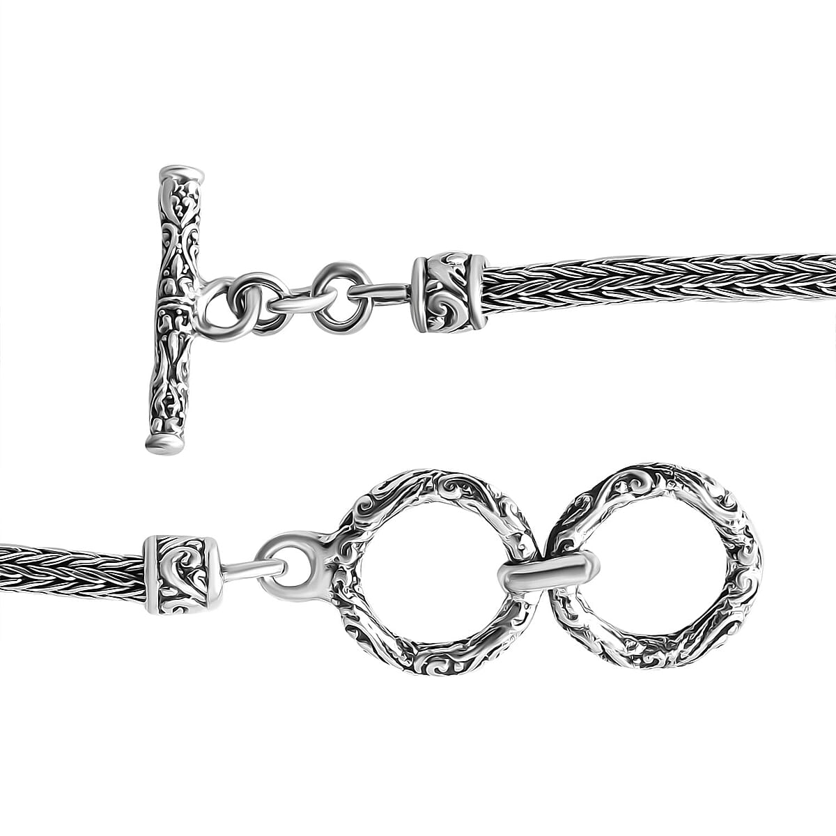 Bali Legacy Butterfly Bracelet in Sterling Silver (6.5-8.0In) 11.40 Grams image number 3