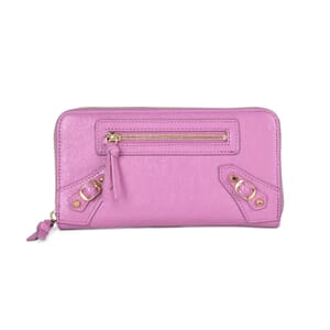 Grand Pelle Rose Pink Genuine Leather Bifold Long Wallet