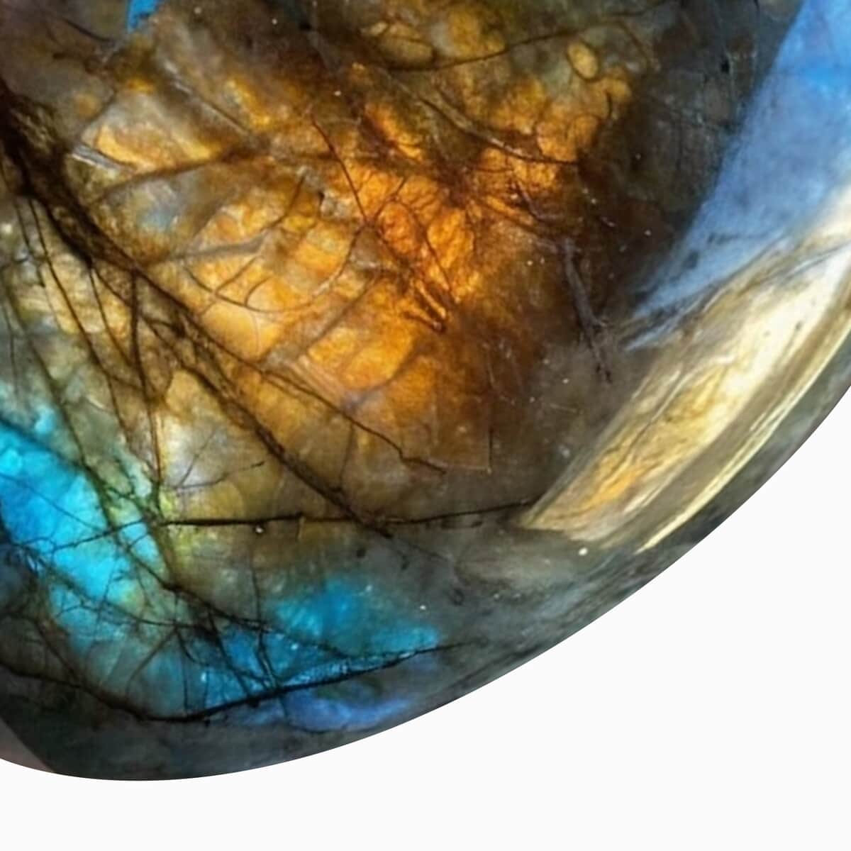 Labradorite Palm Stone -S 107ctw image number 6