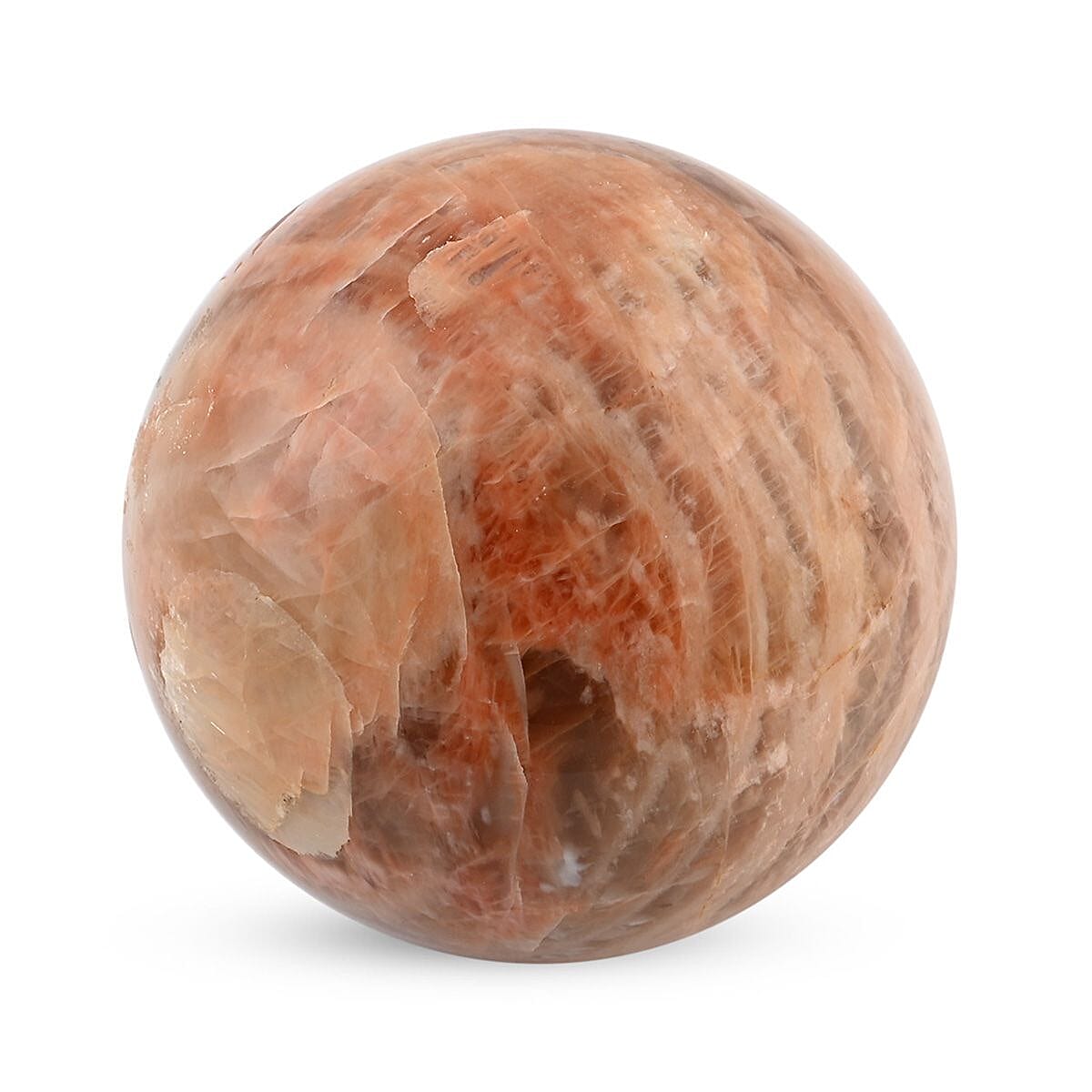 Peach Moonstone Sphere 5-8cm -S 1280ctw