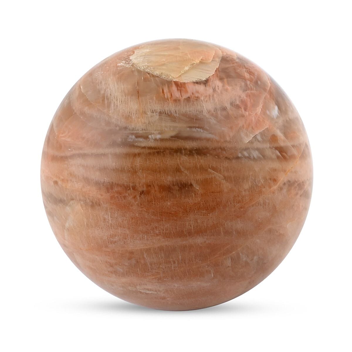 Peach Moonstone Sphere 5-8cm -S 1280ctw