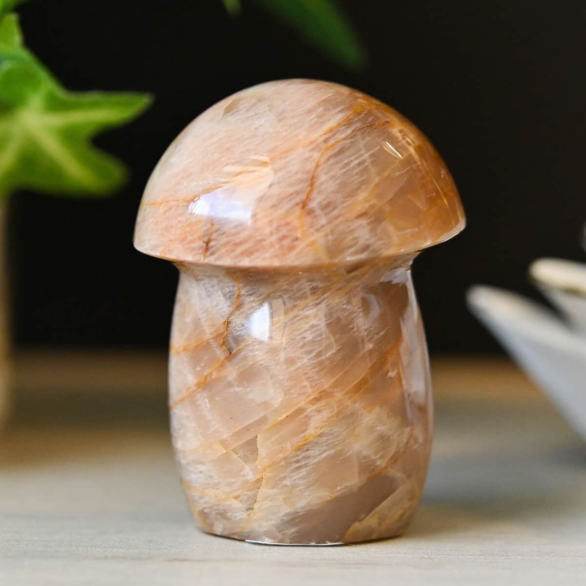 Peach Moonstone Mushroom -S 460.5ctw image number 1