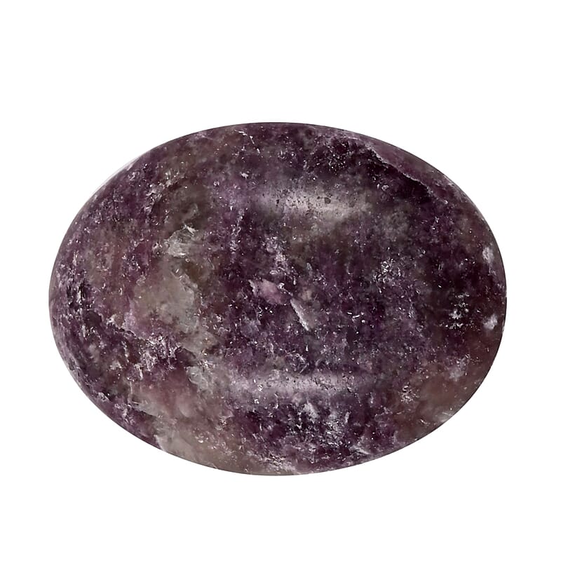 Lepidolite Palm Stone -S 271ctw