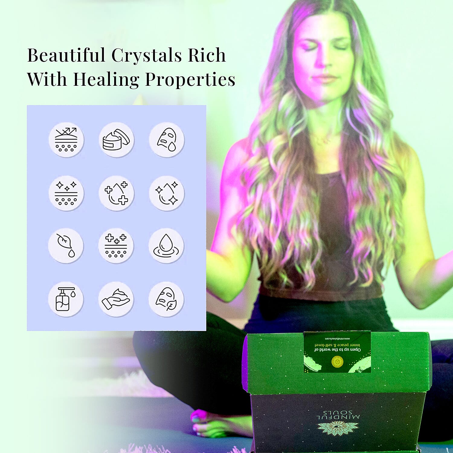 Gem Crystals Mystery Box Min. 5 Crystals 1.5 Lbs