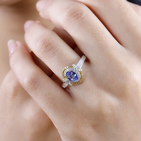 Tanzanite & Yellow Diamond / 10 - Product card gallery slide 3 (10177595867449)