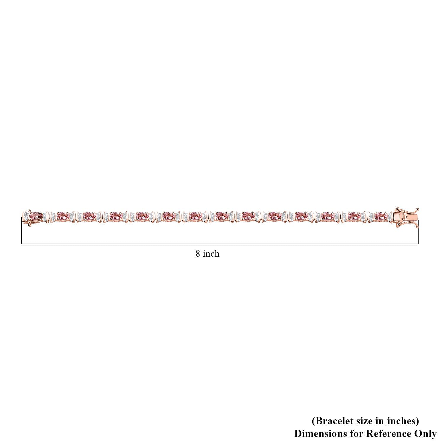 Buy AAA Blush Tourmaline and Moissanite 8.80 ctw Eternal